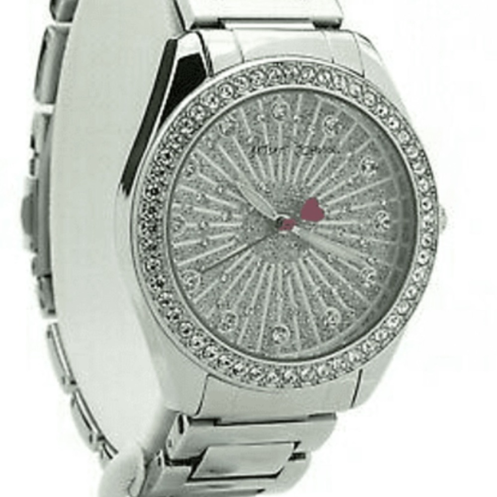 Betsey Johnson over explosion of crystals. Like new smoke free home no scratches